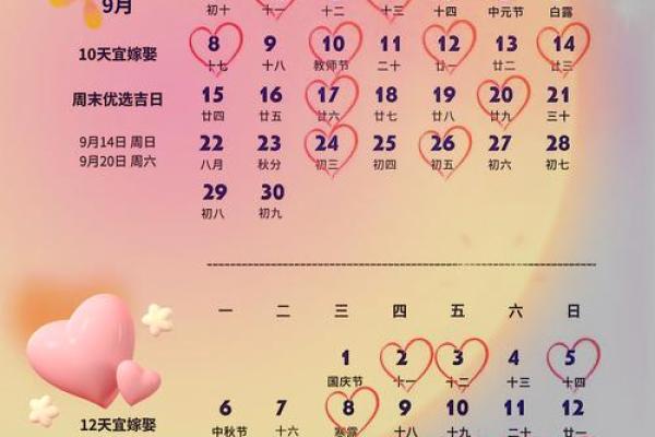 2025年适合结婚的日子一览表全年(2025年结婚的好日子)
