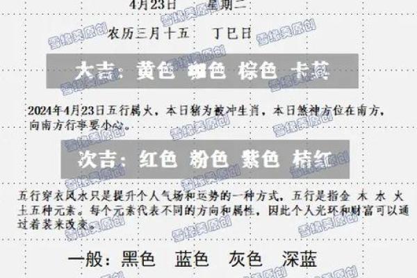 2025年4月13日每日穿衣五行颜色运势
