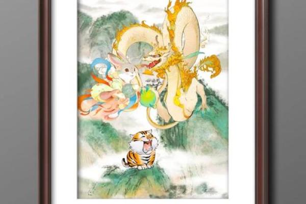 属兔的和属龙的婚配怎么样_兔子身上缠着一条龙