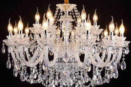 蜡烛水晶灯风水