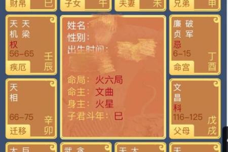 紫薇星盘怎么看姻缘