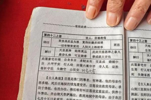 观音灵签笫14签水墨先生