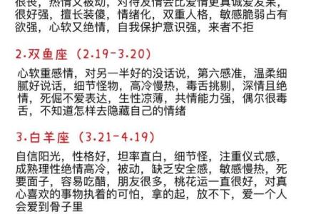 12星座有哪些星座 分别是哪些性格 图片大全