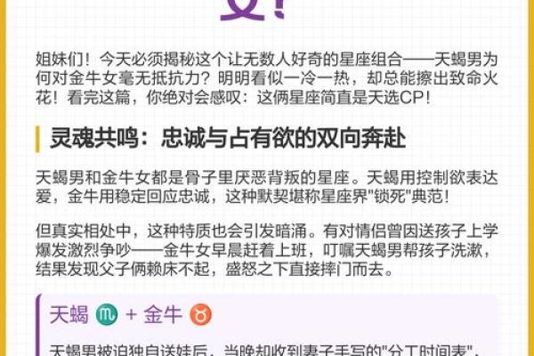 天蝎女和金牛男的配对指数分析