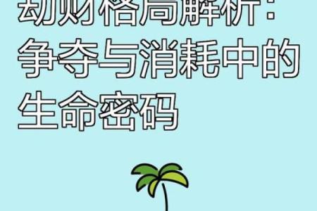 八字格局劫财格是什么意思
