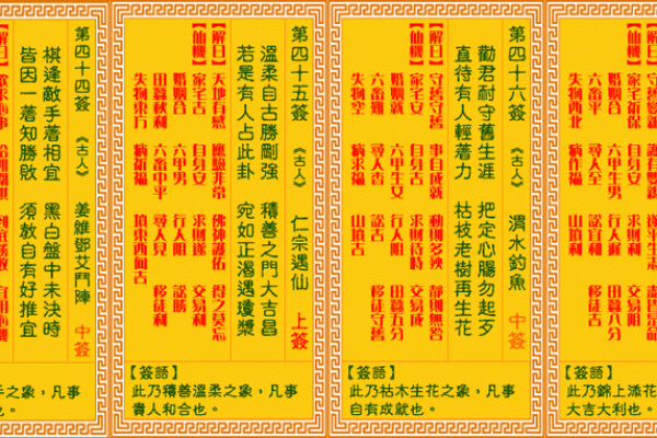 观音灵签作福 观音灵签作福