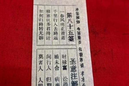 佛祖灵签第3签考试