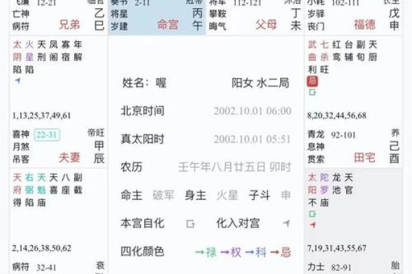紫微斗数排盘疾厄宫自化忌是什么意思？