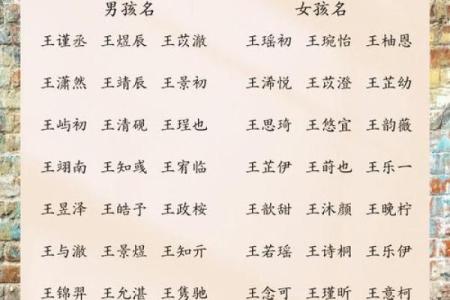 姓名配对王李 姓名配对王李怎么取名?