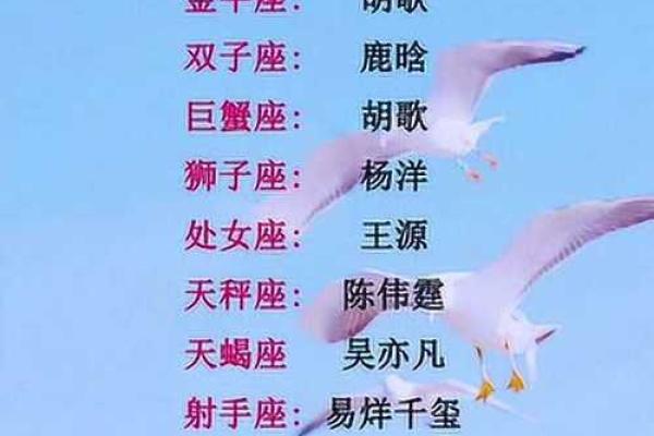 十二星座能当上明星的排名