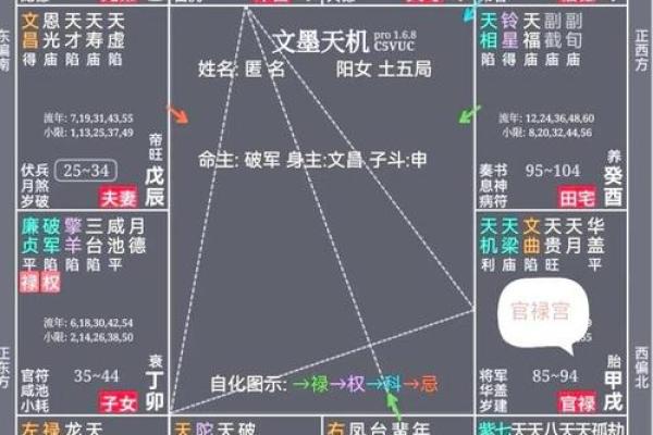 紫薇斗数文曲在命宫