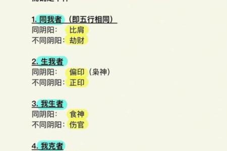 详解八字命盘中的十神关系及其作用