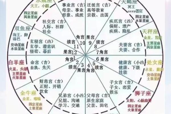 如何看懂自己的命盘十二宫,星盘12宫位代表含义 如何看懂自己的命盘十二宫,星盘12宫位代表含义