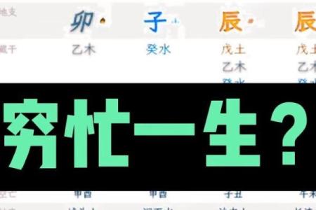 无财的八字