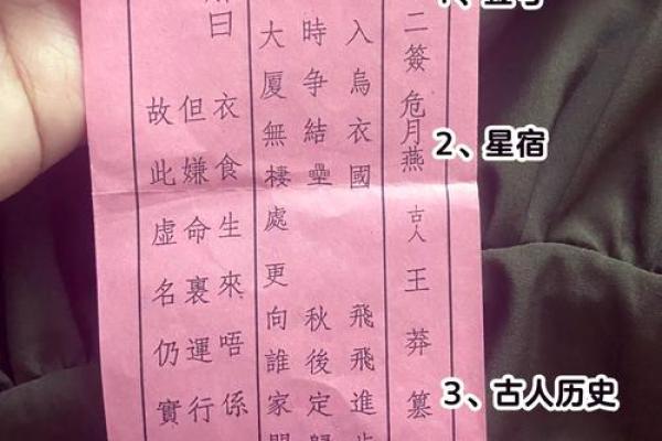 盘古灵签1一100签解签