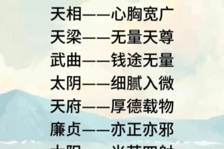 紫微斗数全星一览表,紫微斗数十四主星有哪些