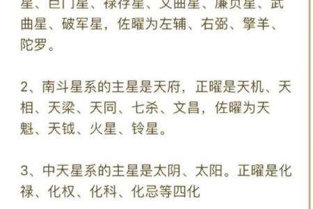 北斗星和紫薇星的区别是什么意思啊