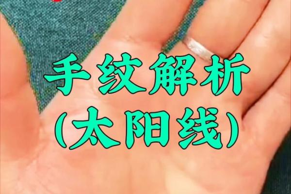 手相太阳线揭秘算命图解大全