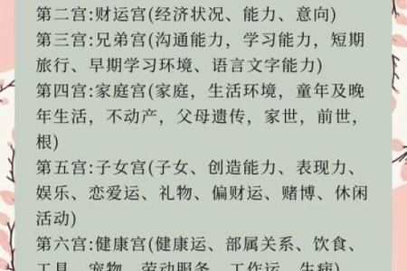紫微斗数之太岁、小限落十二宫吉凶参断
