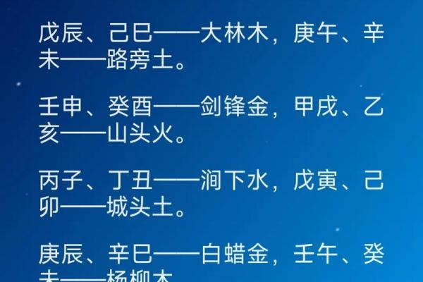 纳音与八字