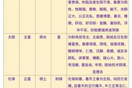 紫薇斗数宫位详解