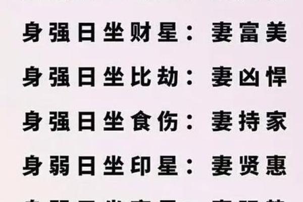 八字中的比