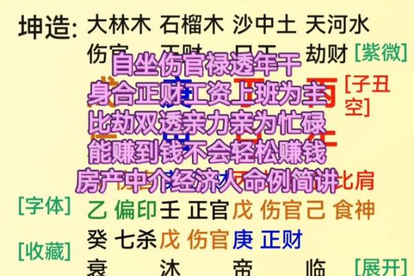 伤官生财的八字命例