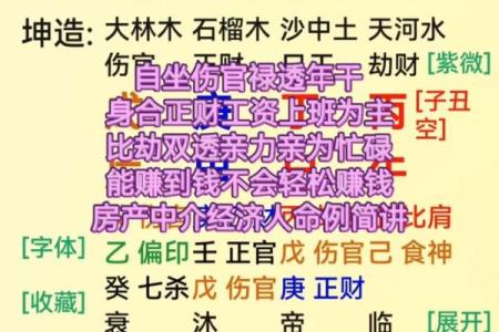 伤官生财的八字命例