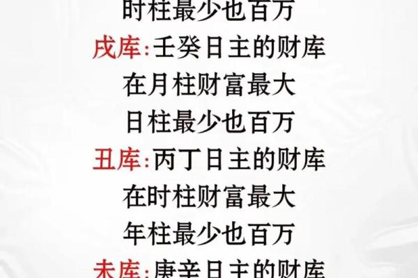 生辰八字财库是指什么